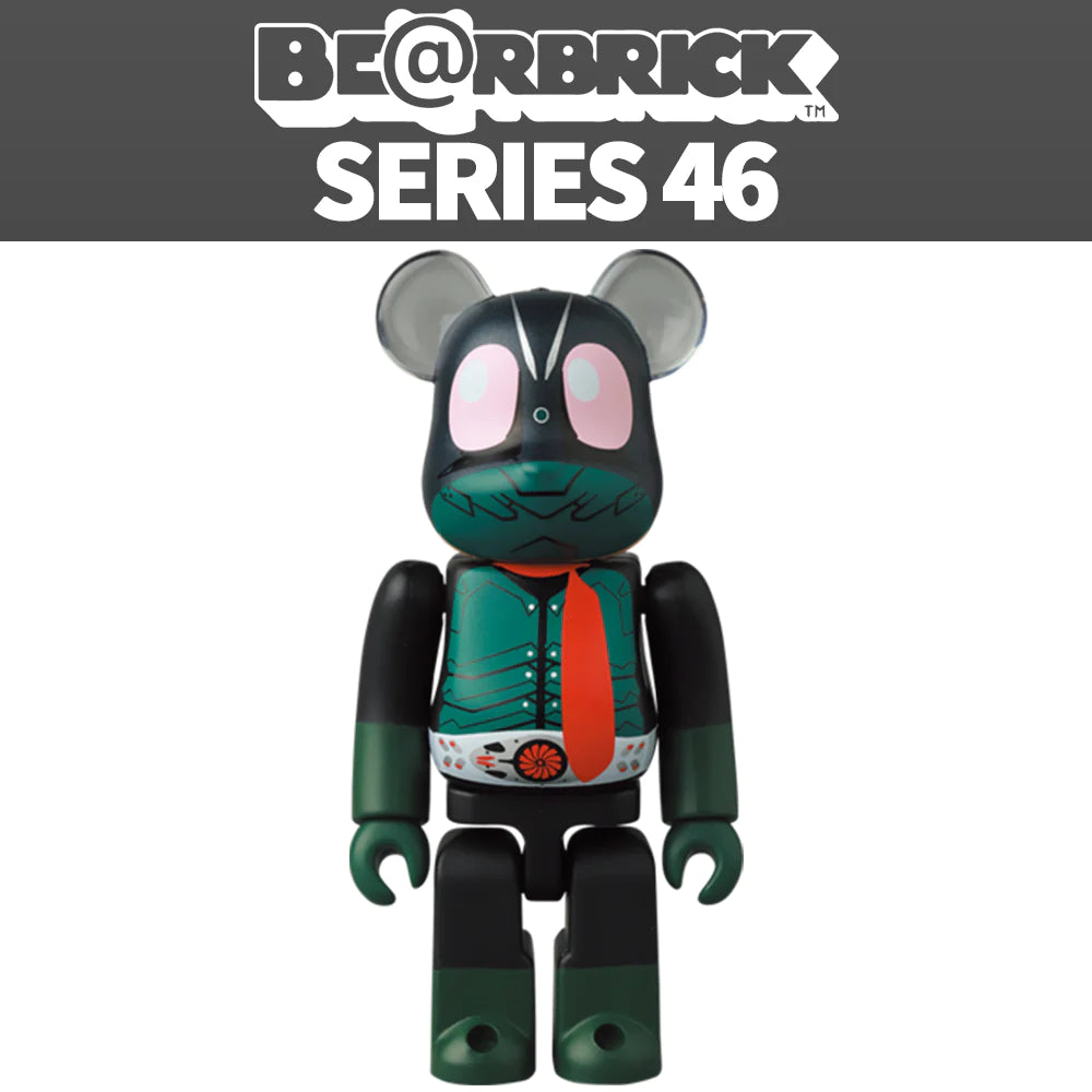 Kamen Mask Rider  - Bearbrick Series 46 by Medicom