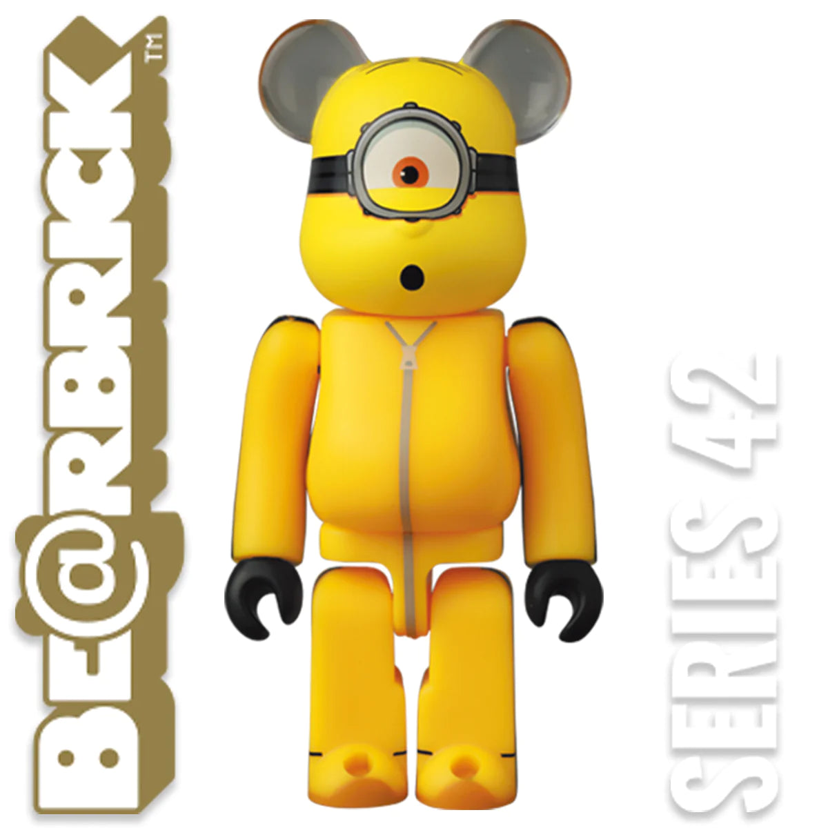 Stuart Minions (Cute) - Bearbrick Series 42 by Medicom