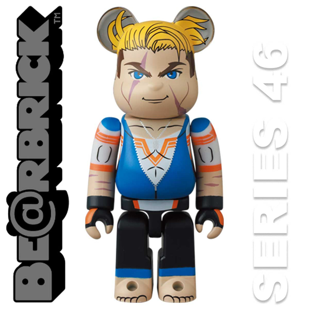 Luke Street Fighter - Bearbrick Series 46 by Medicom - Mindzai Toy