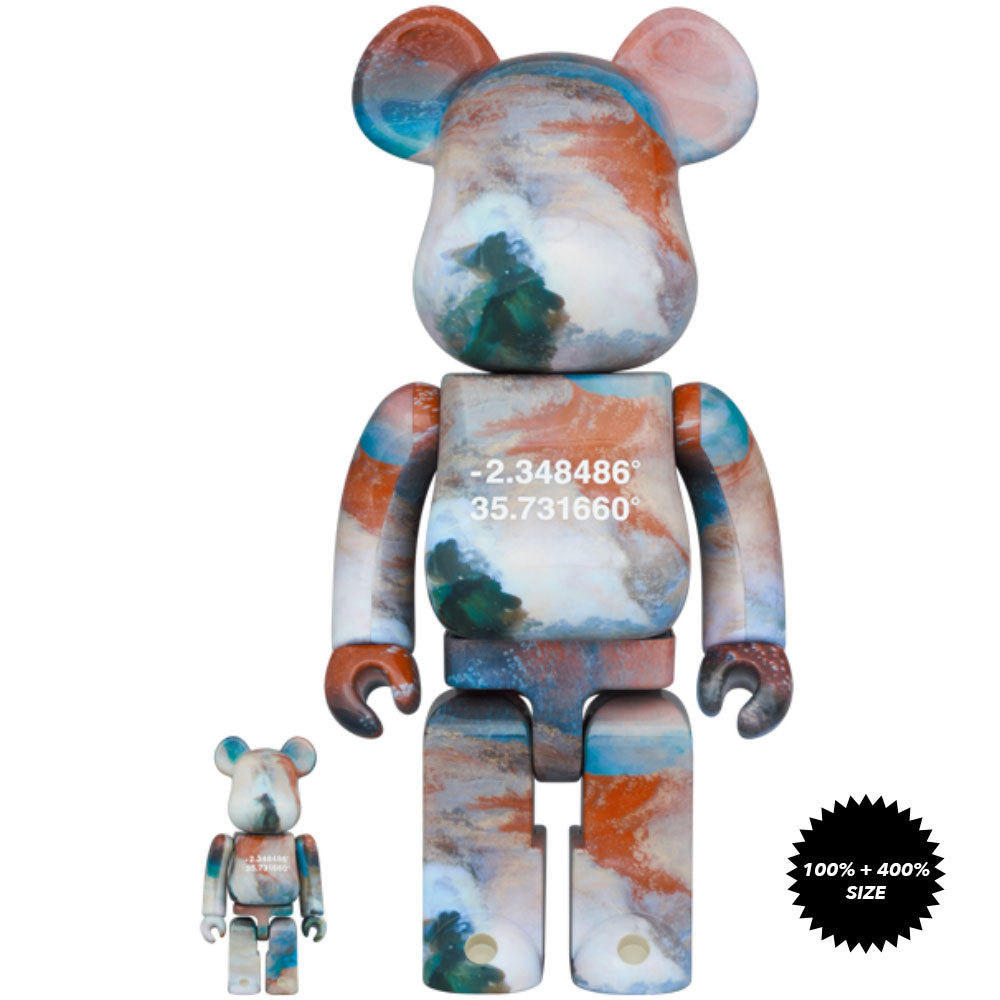 Benjamin Grant OVERVIEW Lake Natron 100% + 400% Bearbrick Set by Medicom Toy