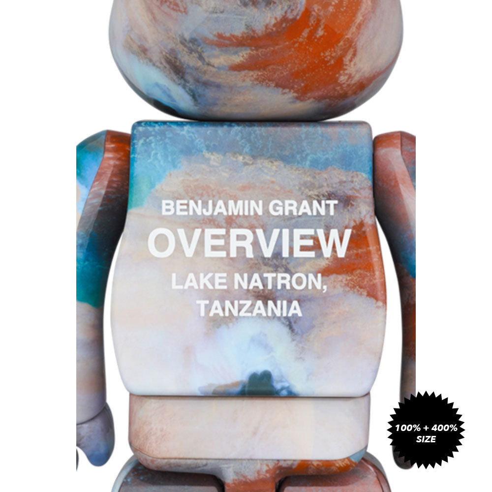 Benjamin Grant OVERVIEW Lake Natron 100% + 400% Bearbrick Set by Medicom Toy