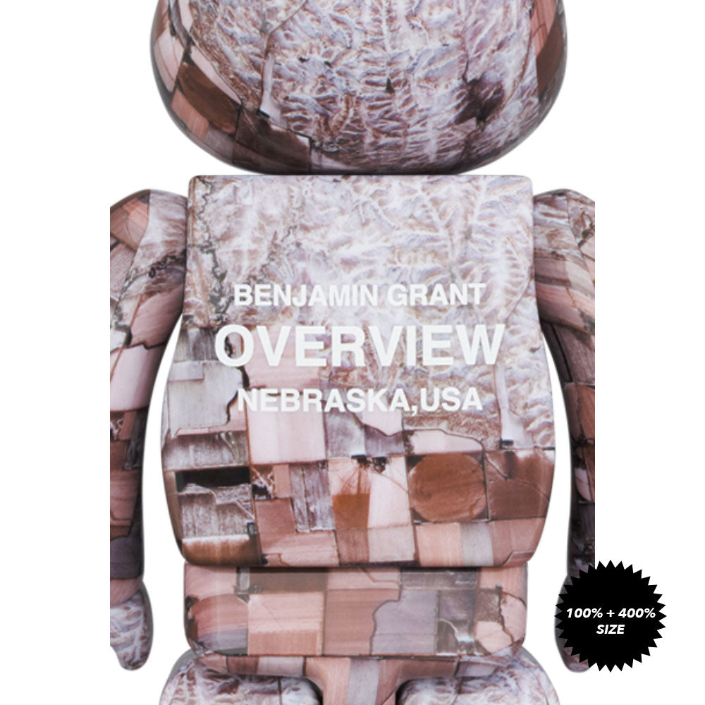 Benjamin Grant OVERVIEW Nebraska 100% + 400% Bearbrick Set by