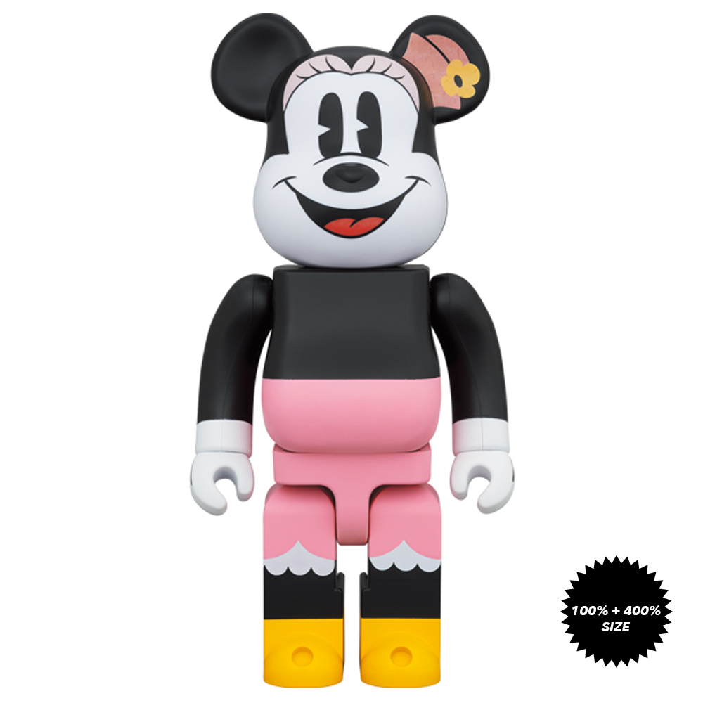 Box Lunch Minnie Mouse 100% + 400% Set by Medicom Toy x Disney