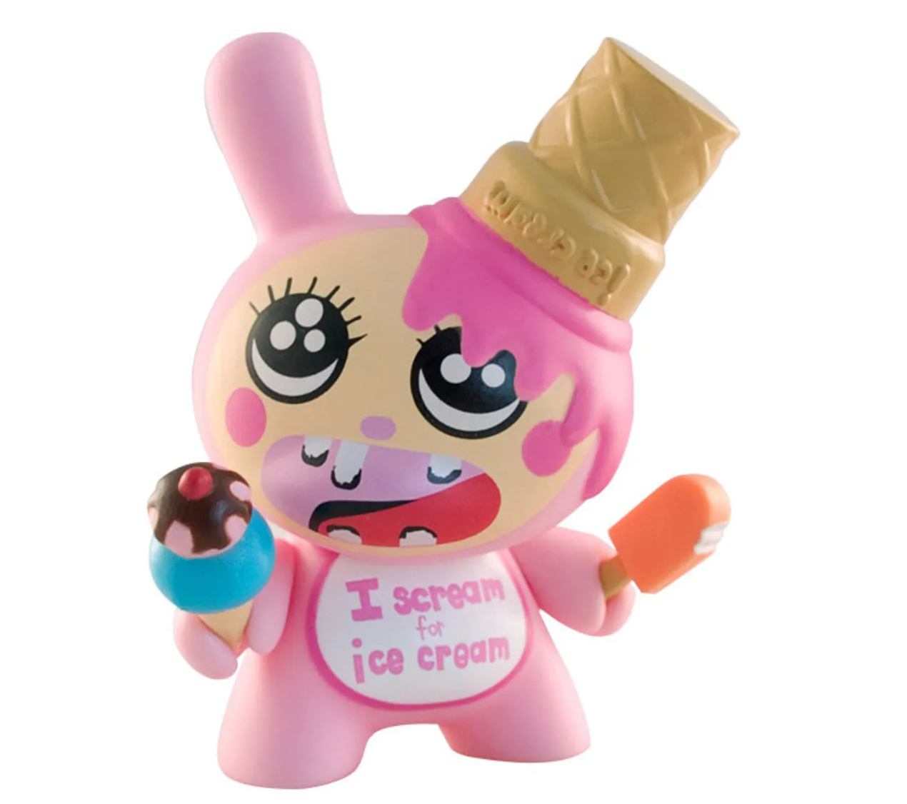 I Scream for Ice Cream Dunny - Esther Kim - Dunny 2010 Series by Kidrobot