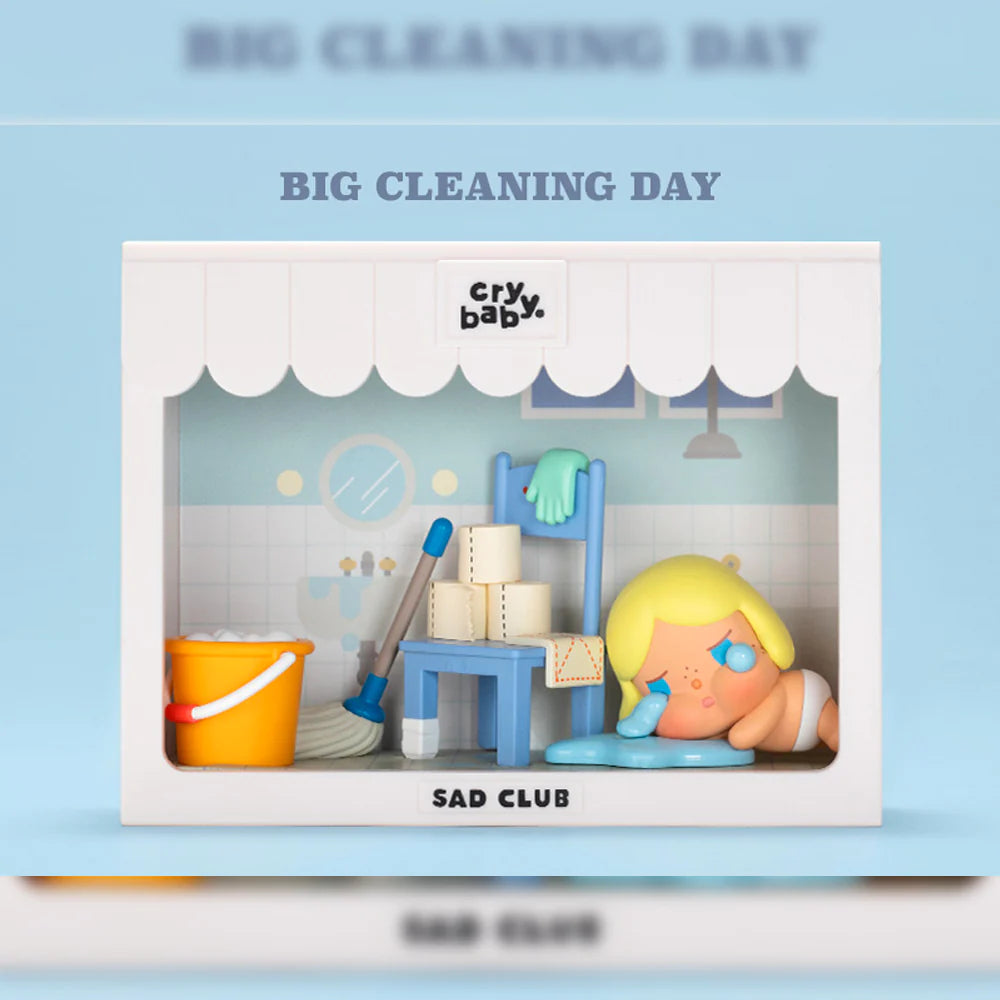 Cleaning Day - Crybaby Sad Club Series Scene Sets by POP MART