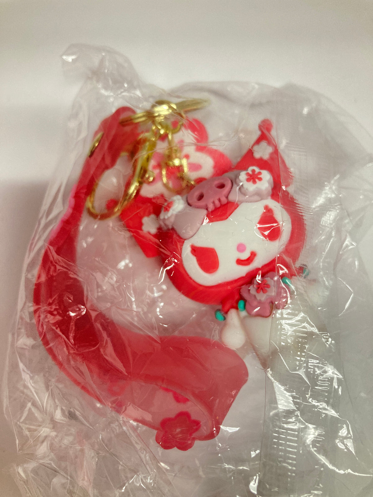 Kuromi Sakura (Pink) Keychain by Sanrio