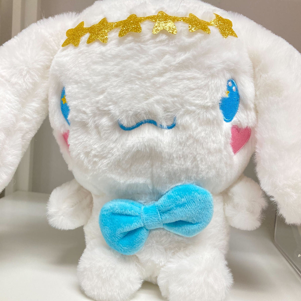 Cinnamon with Blue Bow Plush