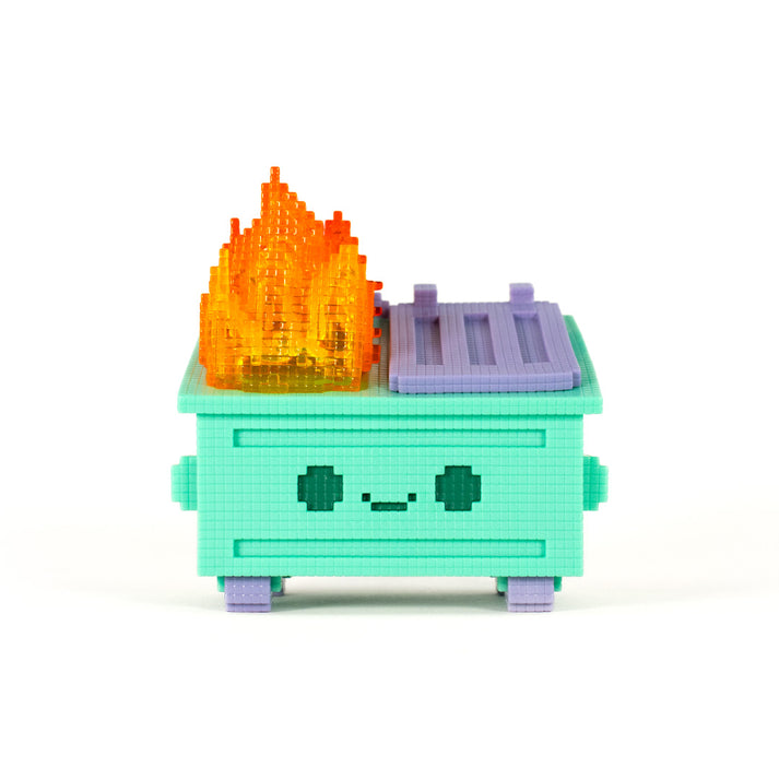 *PRE-ORDER* 8-Bit Dumpster Fire Vinyl Figure by 100% Soft