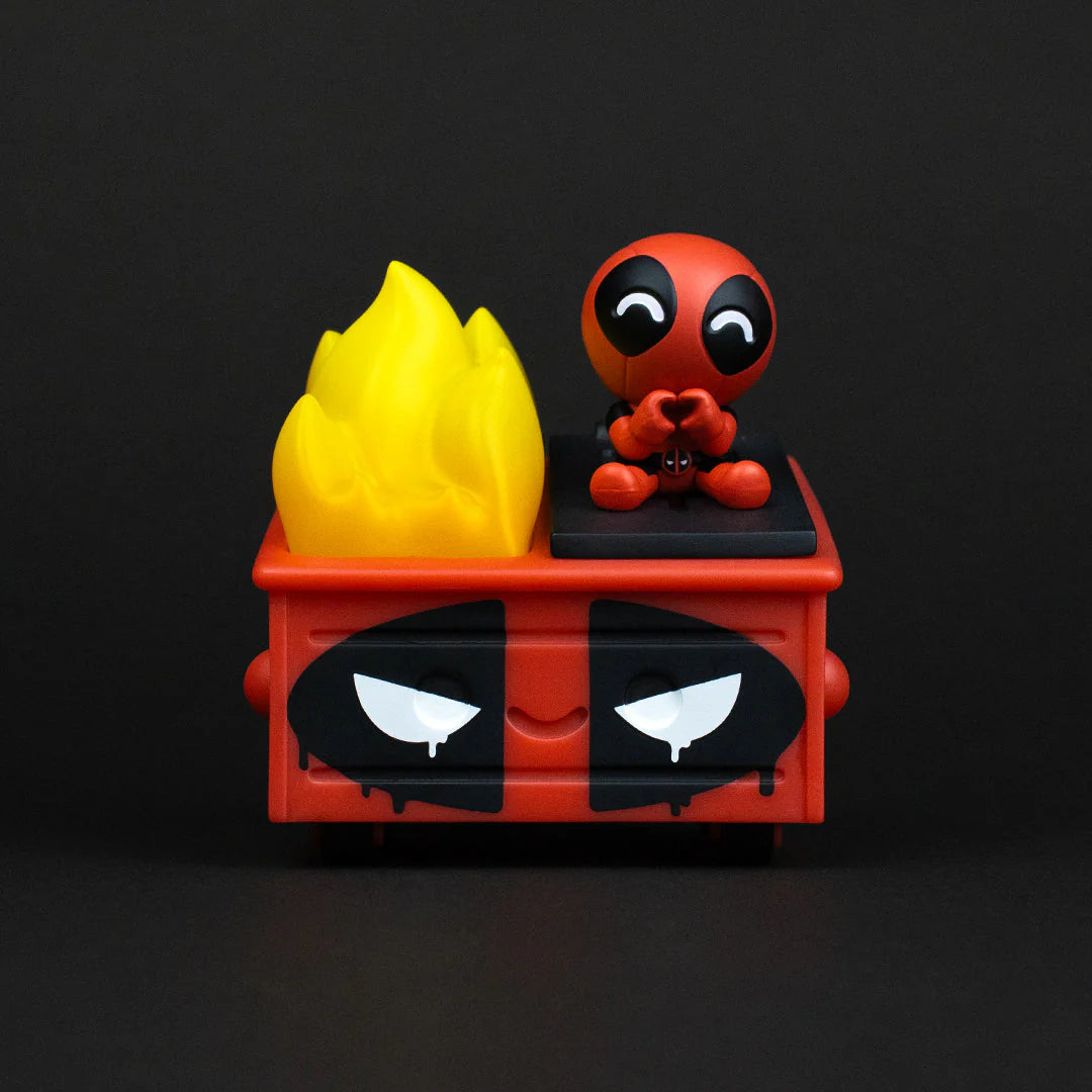 *Pre-order* Deadpool Dumpster Fire Vinyl Figure by 100% Soft