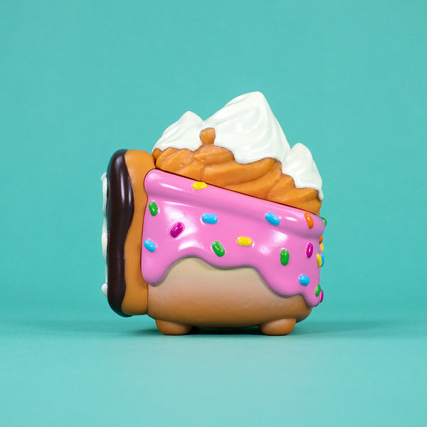 Dumpster Fire - Donut Pink Vinyl Figure by 100% Soft