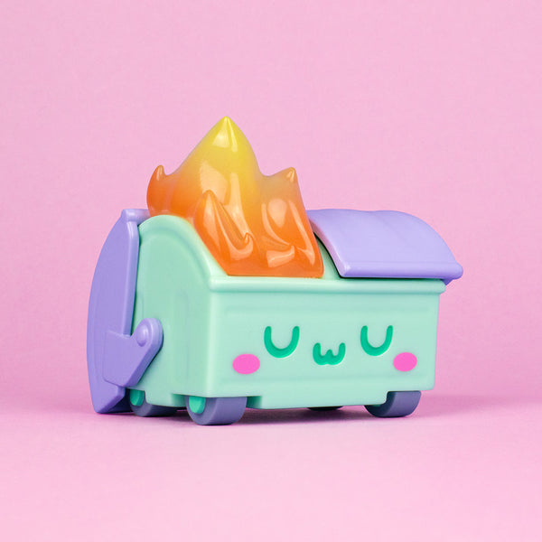 Dumpster Fire Vinyl Figure - UwU Edition by 100% Soft