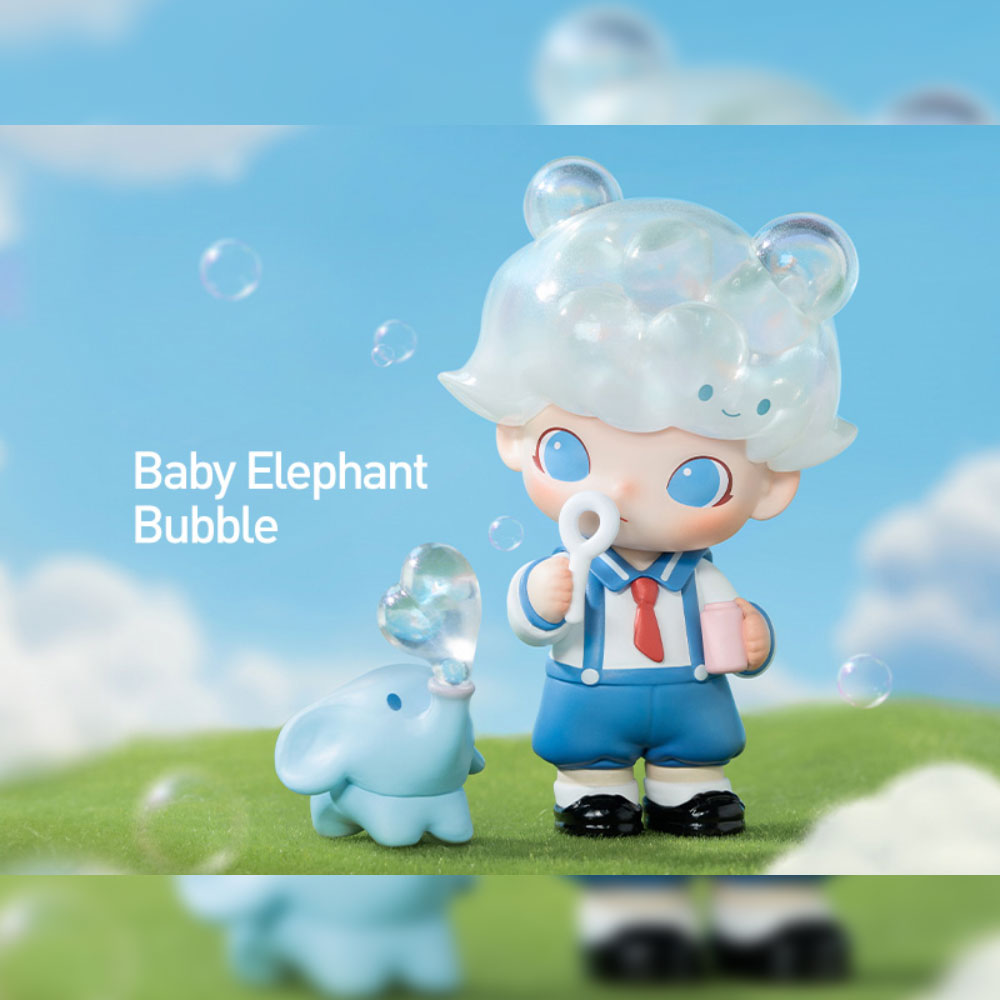 Baby Elephant Bubble - Dimoo Animal Kingdom Series by POP MART