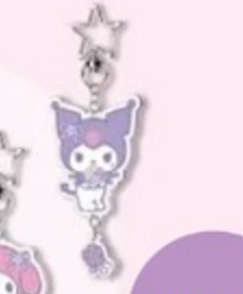 Kuromi Standing Cute Pendant Keychain