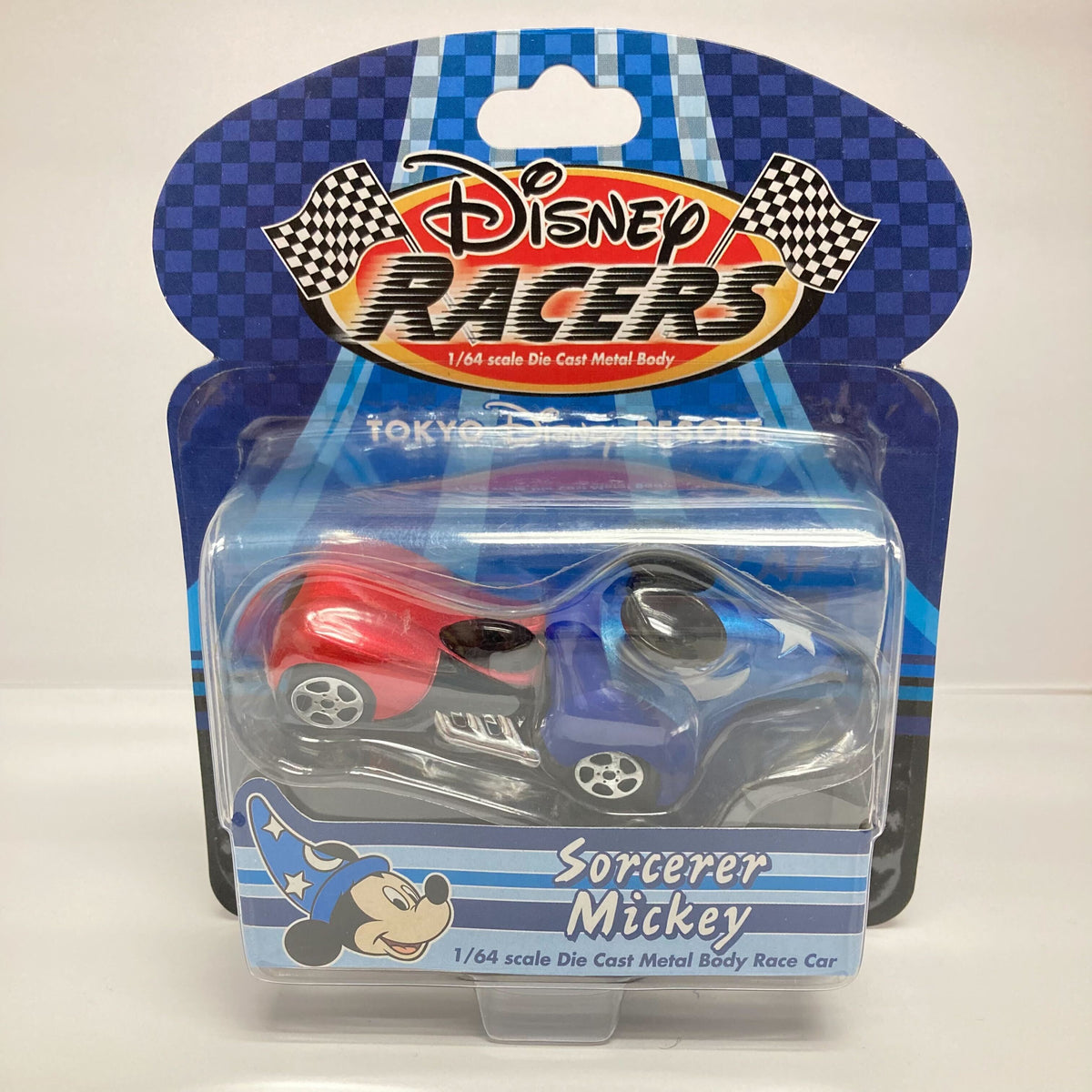 Sorcerer Mickey Disney Racers Die Cast Metal Body Race Car by Disney