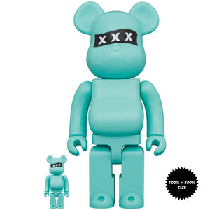 God Selection XXX 10th Anniversary 100% + 400% Bearbrick Set by