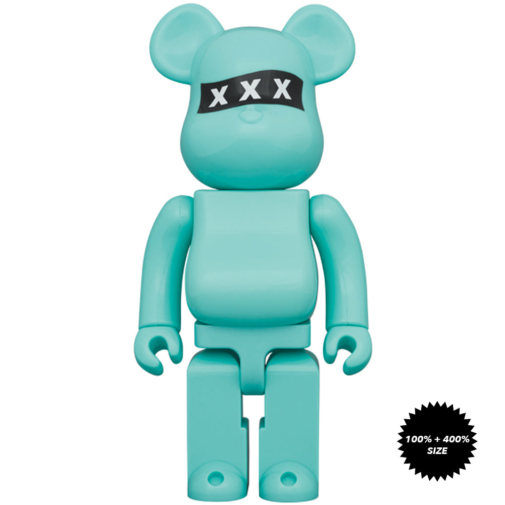 God Selection XXX 10th Anniversary 100% + 400% Bearbrick Set by