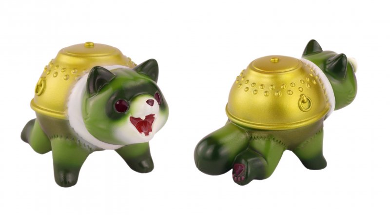 Chagara Matcha Sofubi Art Toy by Konatsuya