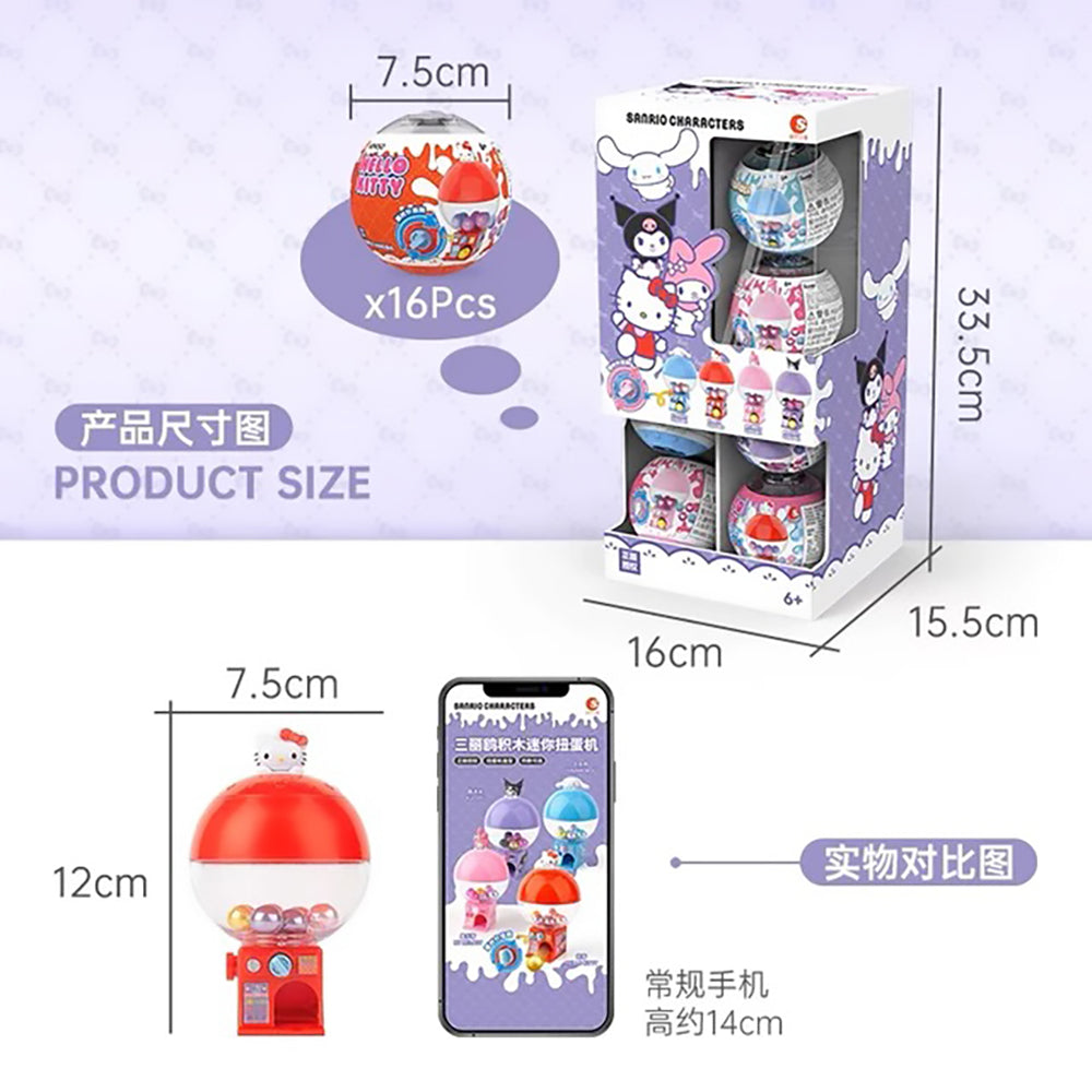 Sanrio Characters Mini Block Gacha Machine Series