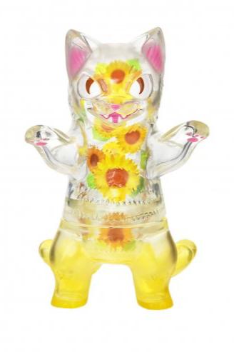 Sunflower Himawari Negora Sofubi Art Toy by Konatsuya