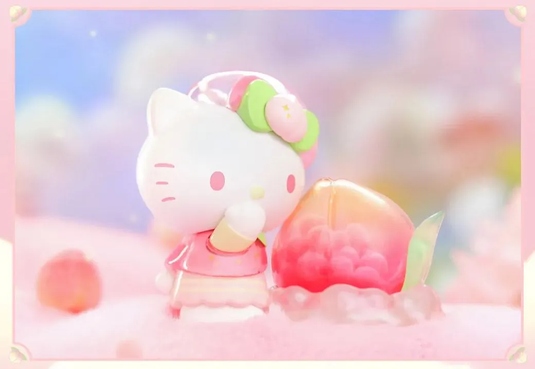 Sanrio Characters Vitality Peach Paradise Blind Box Series by Top Toy