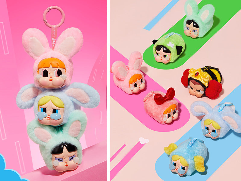 Crybaby x PowerPuff Girls Vinyl Face Plush Blind Box by POP MART