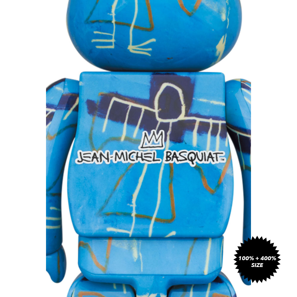 Jean-Michel Basquiat #9 100% + 400% Bearbrick Set by Medicom Toy - Mindzai  Toy Shop