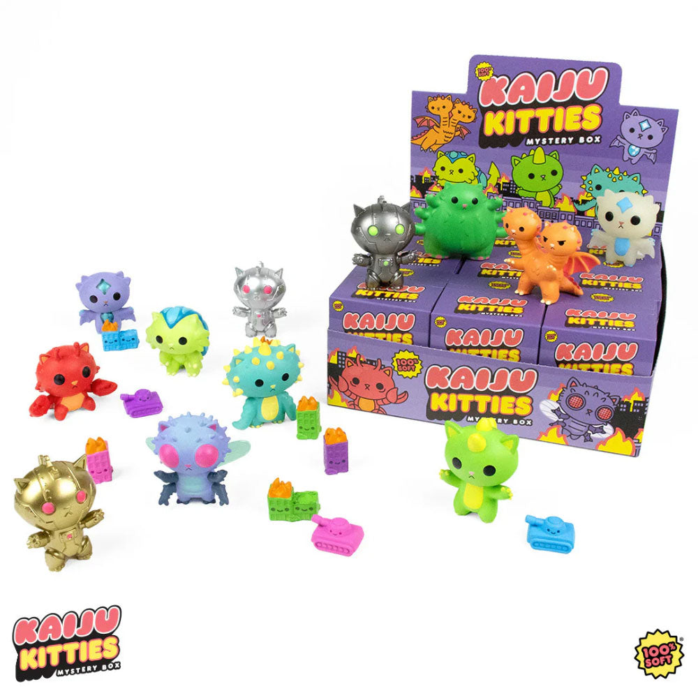 Kaiju Kitties Mystery Box Series 1 by 100% Soft