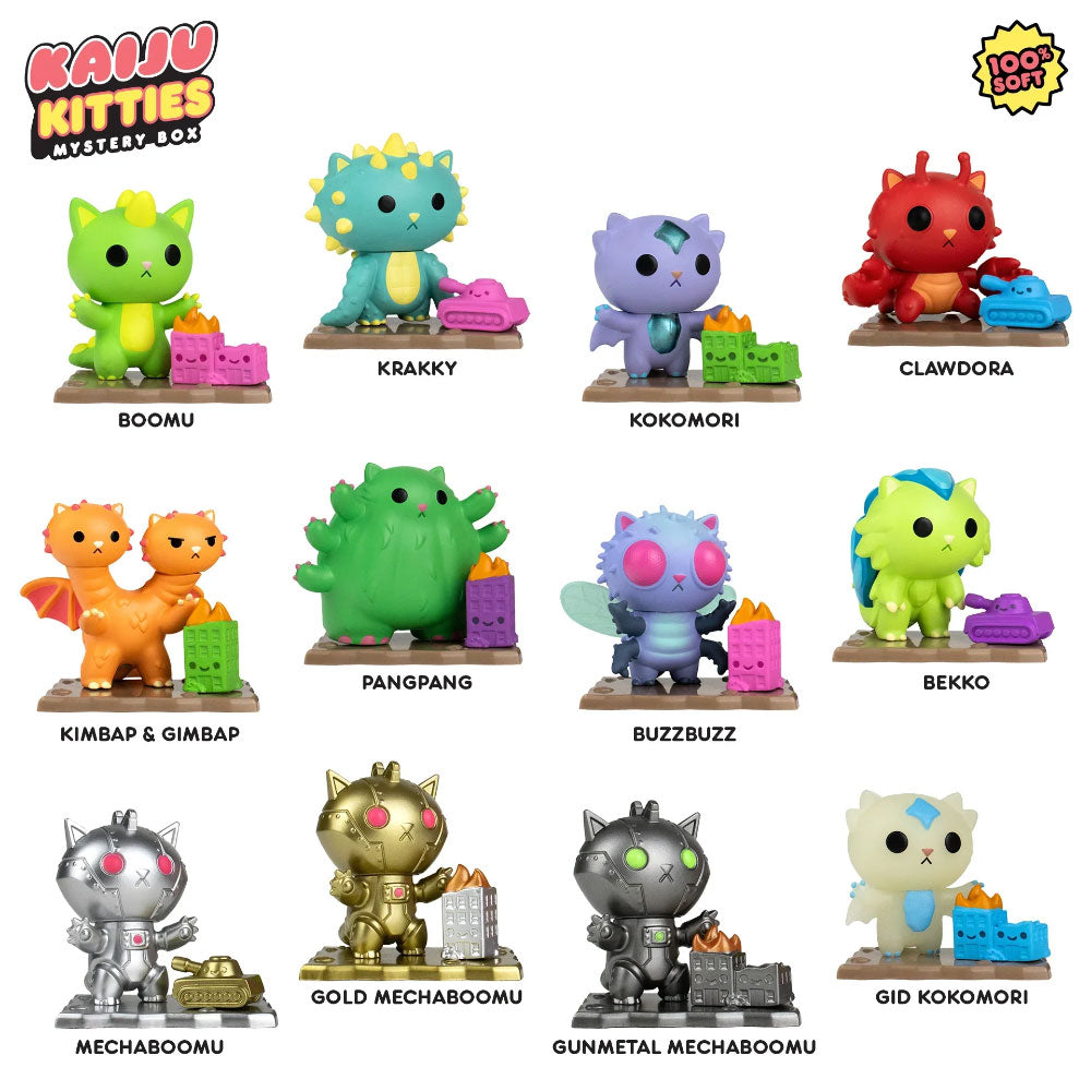 Kaiju Kitties Mystery Box Series 1 by 100% Soft