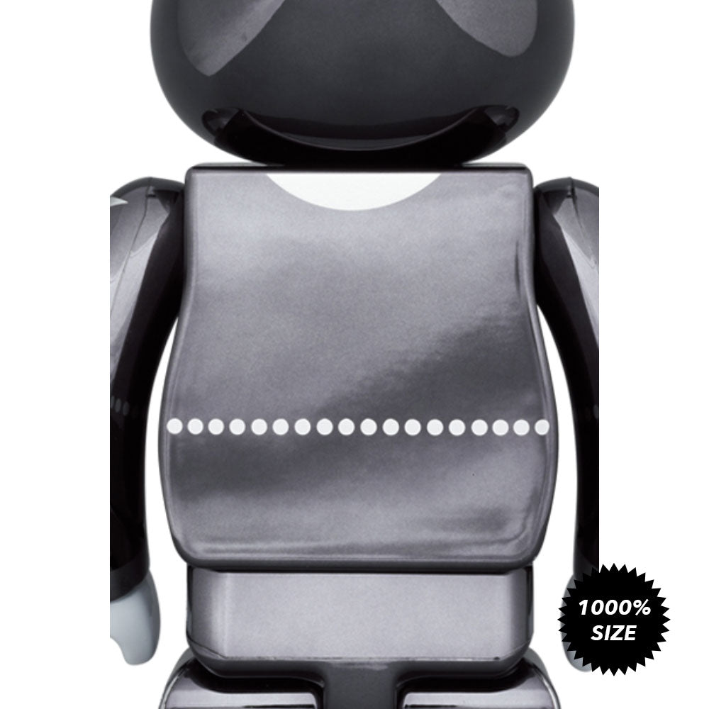 KISS Star Child (Chrome Ver.) 1000% Bearbrick by Medicom Toy