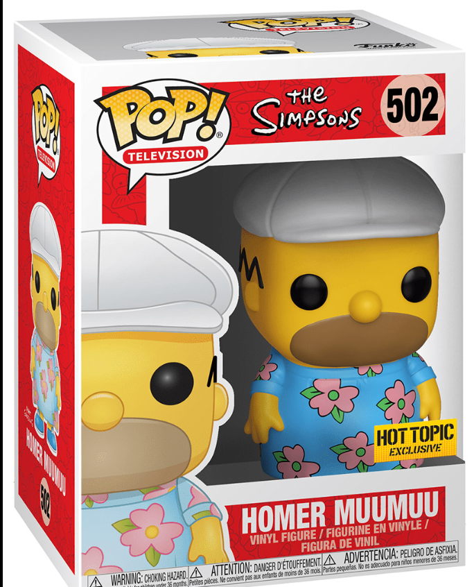 Homer Simpson Muumuu Funko Pop