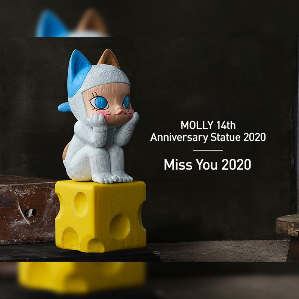 Miss You 2020 - Molly Anniversary Statues Classical Retro Series by POP MART