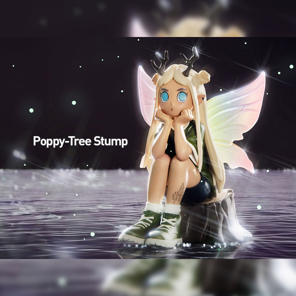 Poppy-Tree Stump - Peach Riot Punk Fairy Series by POP MART