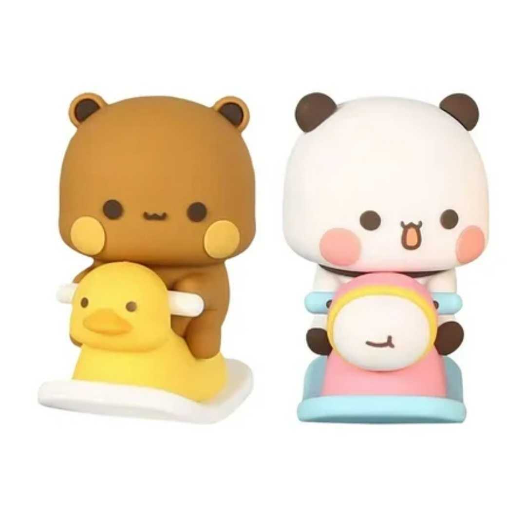 Bubu Dudu Panda Bear Figure Set of 2