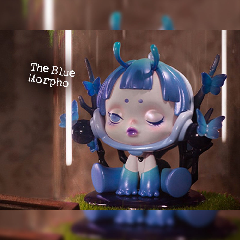 The Blue Morpho - The Mare of Animals Series by SkullPanda x POP MART