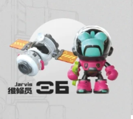 Jarvis - WAZZUPbaby Space Chameleon Series by Lam Toys