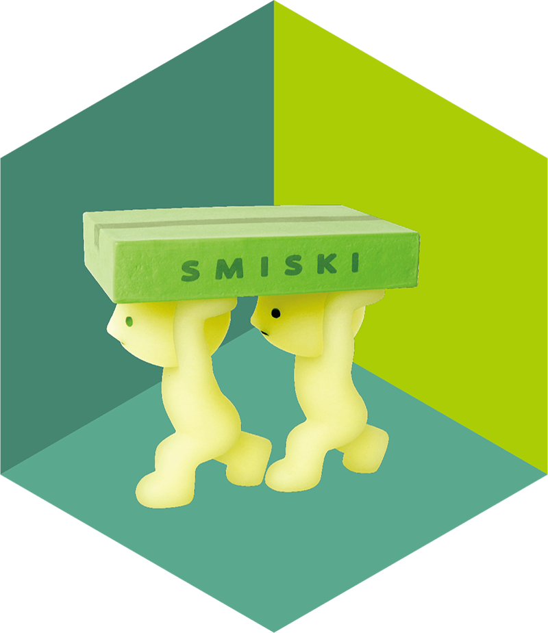 Little SMISKI Teamwork - Smiski Moving Series