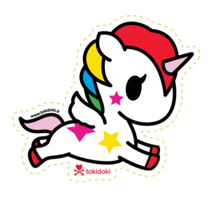 Running Stellina Sticker by tokidoki