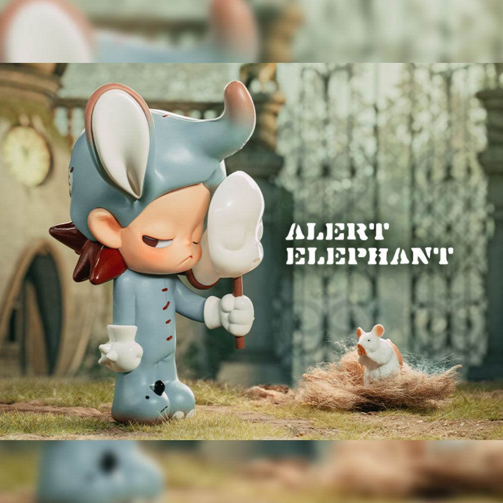 Alert Elephant - Zsiga We&#39;re So Cute Series Figures by POP MART