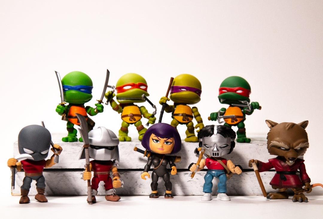 The Loyal Subjects Teenage Mutant Ninja Turtles Wave 1 Set of 9