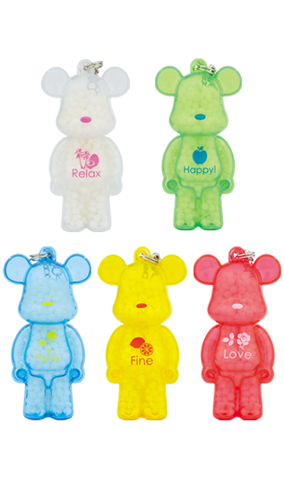 Bearbrick Kumaroma Air Freshner Keychain Figure - Mindzai 