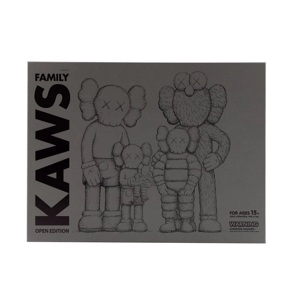 Kaws Family Set 2022 Pink & Grey Art Toy by Kaws