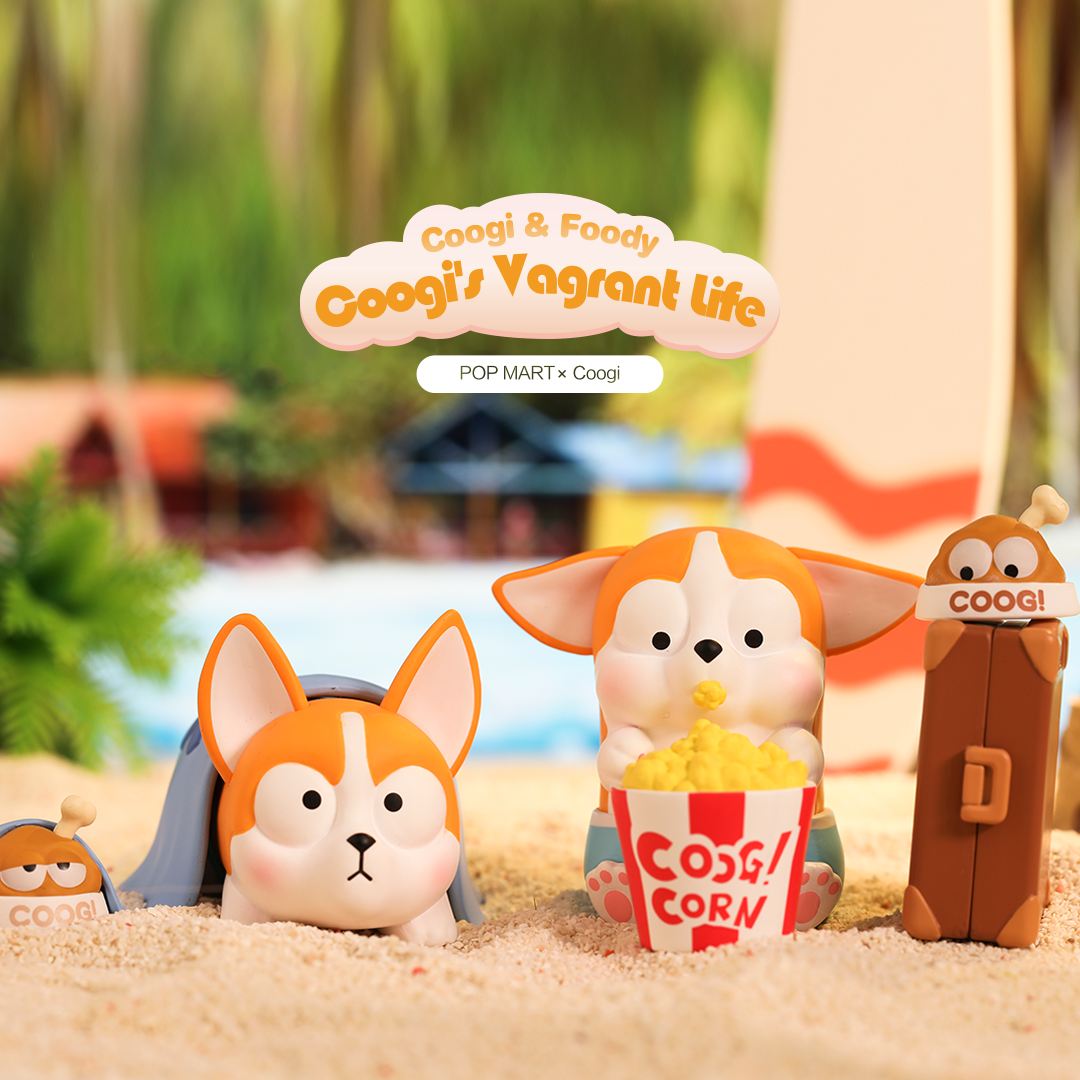 Coogi and Foody - Coogi's Vagrant Life Blind Box Series by POP MART