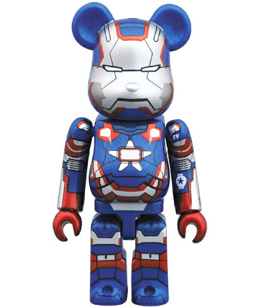Iron Patriot 100% Bearbrick - Mindzai Toy Shop