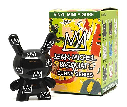 Black and White Crown - Jean Michel Basquiat Dunny by Kidrobot