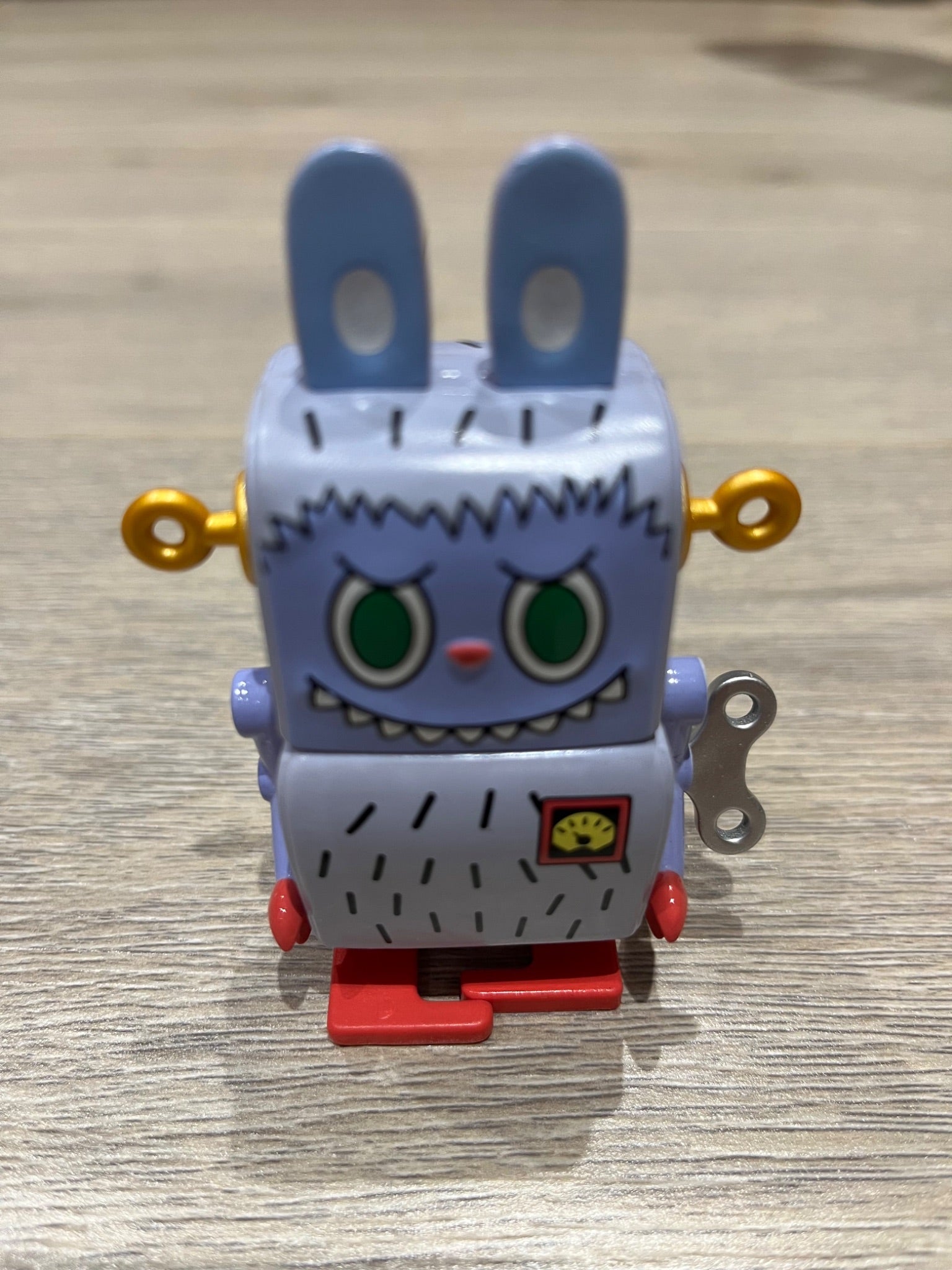 Popmart The Monster Toys Series Clockwork Walking Robot - 1