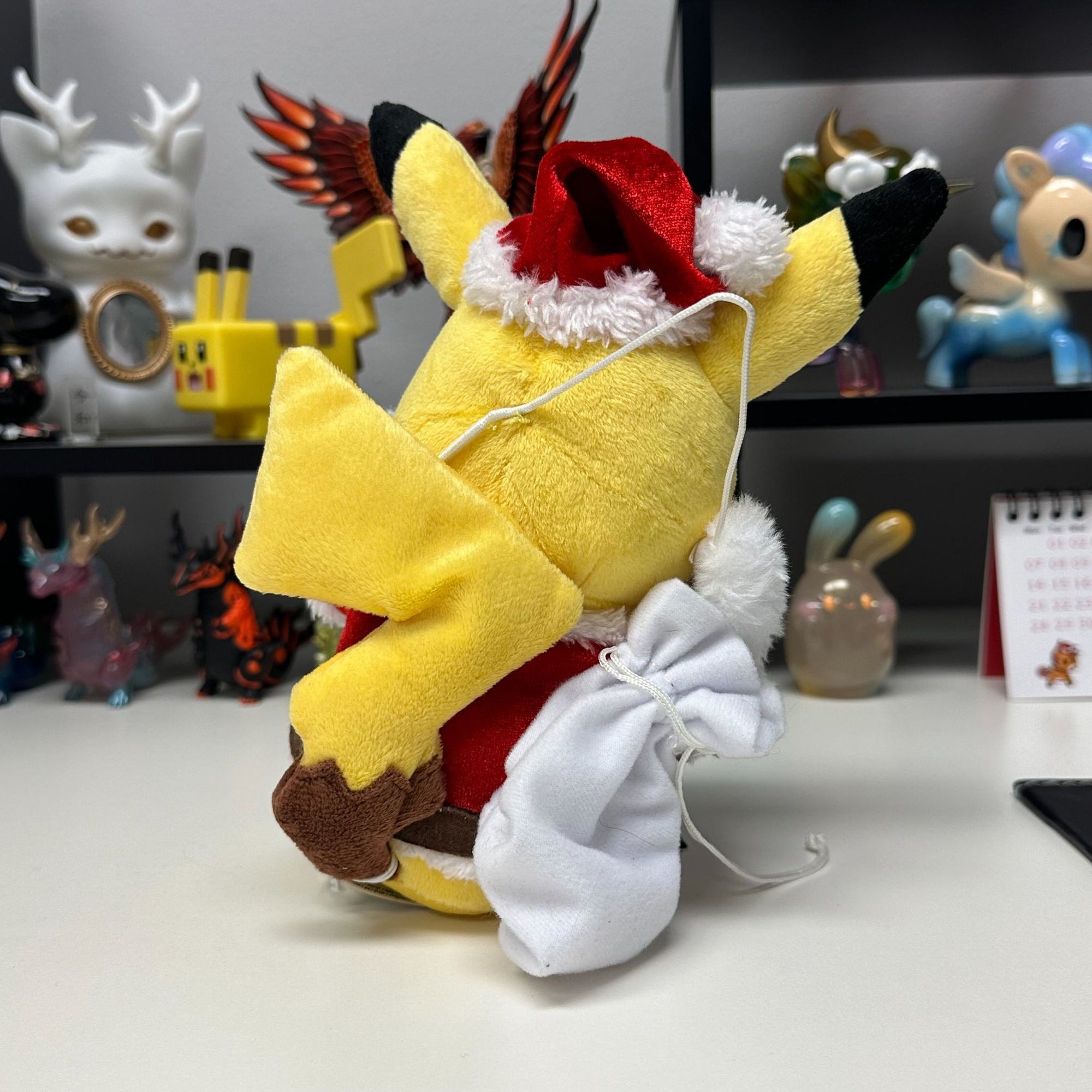 Pokemon Center Christmas Santa Holiday Pikachu Plush - 1