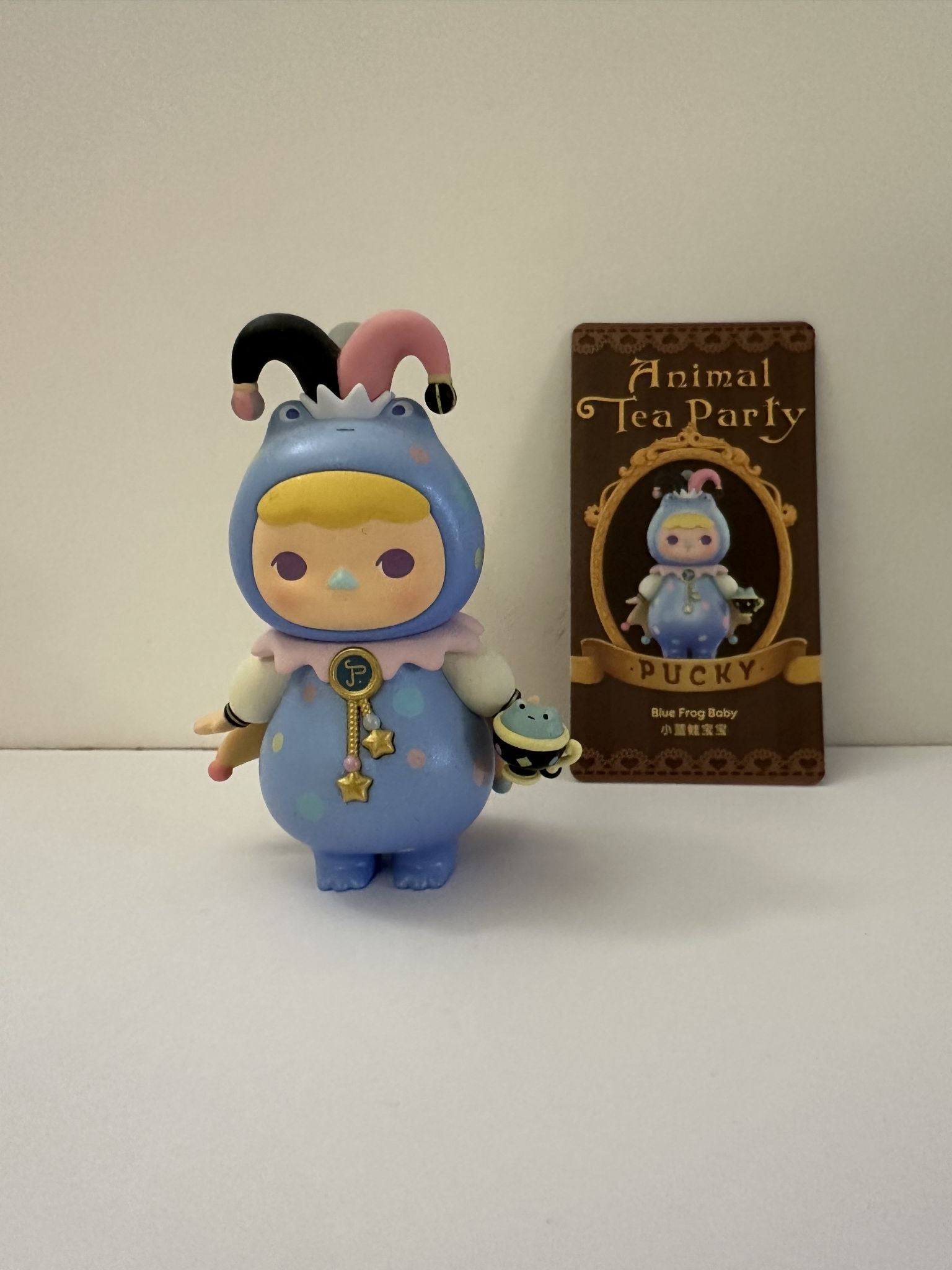 Blue Frog Baby - Pucky Elf Animal Tea Party - POPMART - 1