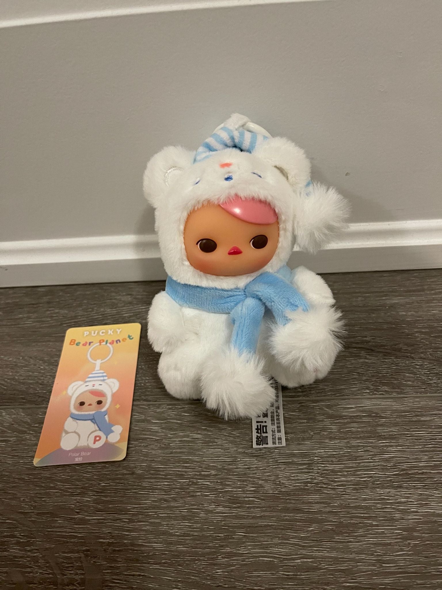 Polar Bear - Pucky Bear Planet Plush Pendant Blind Box Series by POP MART - 1