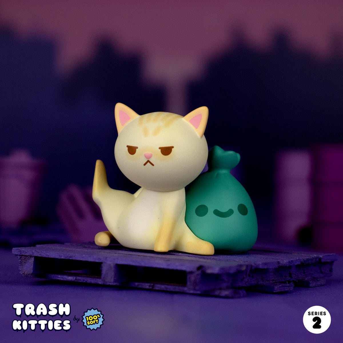 Flamepoint - Trash Kitties Series 2 by 100% Soft