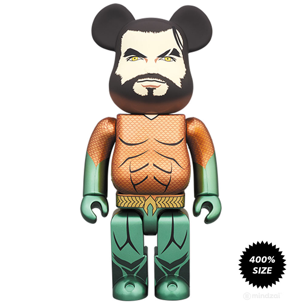 Aquaman 400% Bearbrick by Medicom Toy x DC Comics